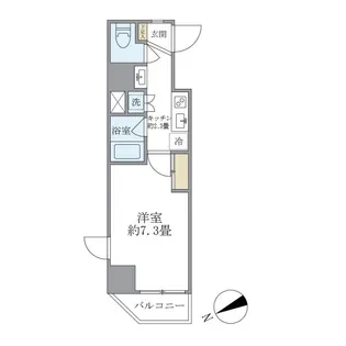KDXレジデンス文京湯島【3階】の間取り