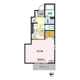 シャトレー東向島【1階】の間取り