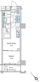 プレディアコート西葛西【5階】の間取り