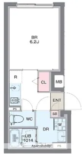 コンポジット清澄ウエスト【3階】の間取り