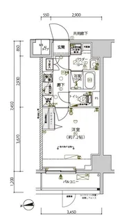 メインステージ南砂町Ⅱ【1階】の間取り