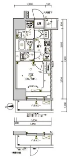メインステージ南砂町Ⅱ【1階】の間取り