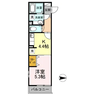 ディアコート【2階】の間取り