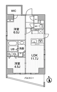 CREATIF秋葉原【15階】の間取り