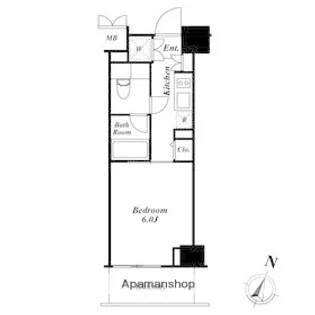 KDXレジデンス品川シーサイド【6階】の間取り