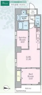 ロレーヌ東陽【2階】の間取り