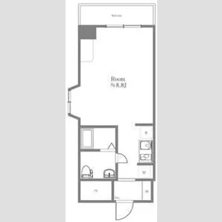 ダイアパレス御徒町第3【2階】の間取り