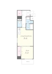 マークス桜【1階】の間取り