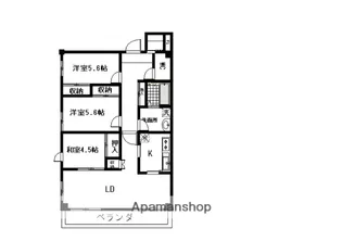 レジェンド高砂【2階】の間取り
