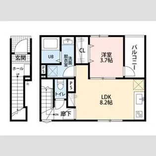リーブルファイン新小岩【2階】の間取り
