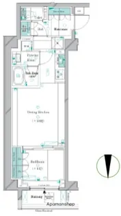ガリシア大島【6階】の間取り