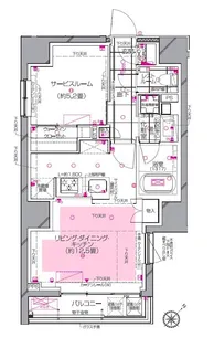 ピアース銀座レジデンス【3階】の間取り