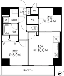 SAION町屋【8階】の間取り