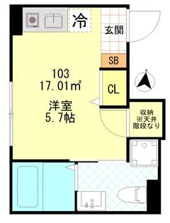 FERIO三河島【1階】の間取り