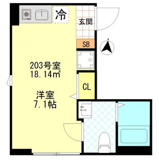 FERIO三河島【2階】の間取り