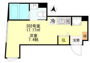FERIO三河島【3階】の間取り