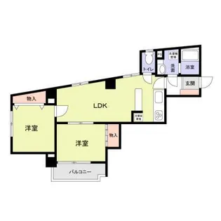 ミラベル関谷【8階】の間取り