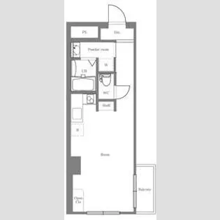グリーンハイツ浅草【2階】の間取り