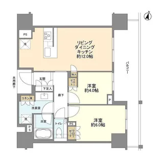 ブランズ本郷【9階】の間取り