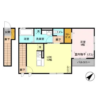 ロッコ【2階】の間取り