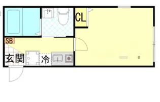 NEST HIRAI【1階】の間取り