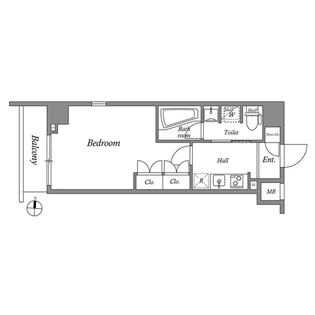 MFPRコート菊川【5階】の間取り