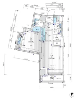 メインステージ八広【304号室号室】の間取り