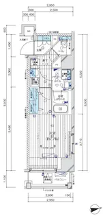 メインステージ八広【303号室号室】の間取り