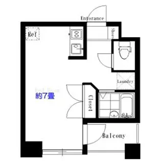 シンシア銀座EAST【10階】の間取り