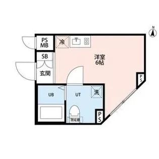 PARK LILA住吉【4階】の間取り