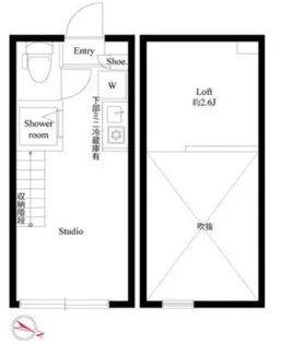 ハーモニーテラス西小岩Ⅴ【0205号室】の間取り