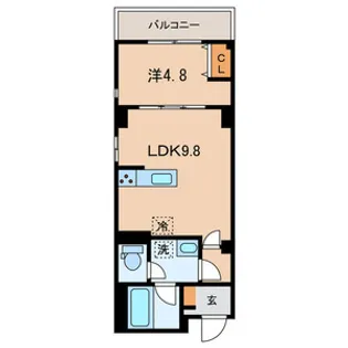 (仮称)墨田区亀沢3丁目計画【4階】の間取り
