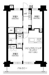 東京都荒川区西尾久7丁目【マンション】の間取り