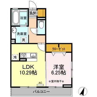 DOUCE【2階】の間取り