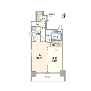 アリュージュ両国【4階】の間取り