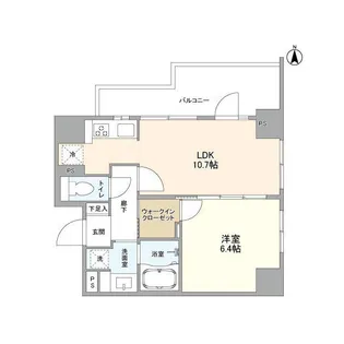 アリュージュ両国【7階】の間取り
