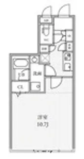 THE PALMS大島【4階】の間取り