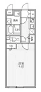 THE PALMS大島【3階】の間取り