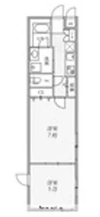 THE PALMS大島【3階】の間取り