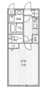THE PALMS大島【4階】の間取り