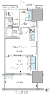 パークアクシス西大島コンフォートスクエア【9階】の間取り