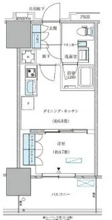 パークアクシス西大島コンフォートスクエア【9階】の間取り
