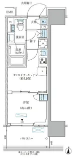 パークアクシス西大島コンフォートスクエア【11階】の間取り