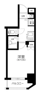 東京都江東区亀戸6丁目【マンション】の間取り