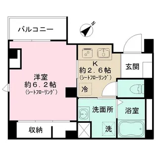 ルミナス コメ コート【3階】の間取り