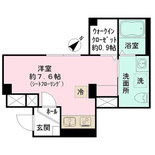 ルミナス コメ コート【1階】の間取り