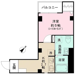 ルミナス コメ コート【3階】の間取り