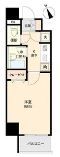 フォレシティ門前仲町【10階】の間取り