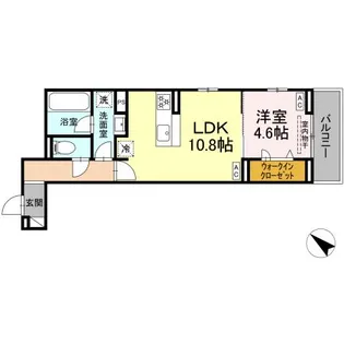 (仮称)DーROOM南篠崎町【2階】の間取り