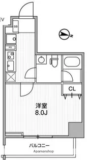LUNIQ錦糸町【5階】の間取り